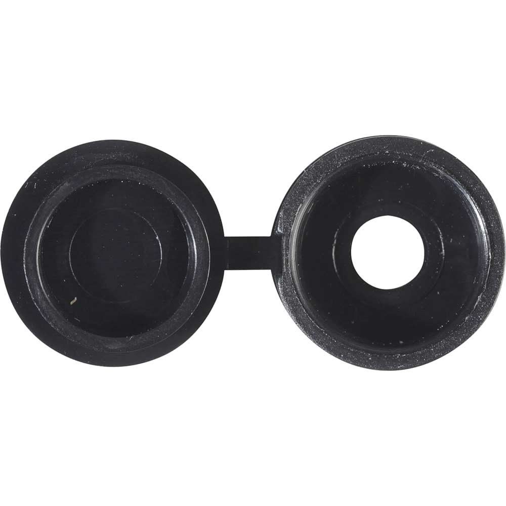 Forgefix 100HCC2L Hinged Cover Cap Black No.10-12 Bag 100 - Image 1