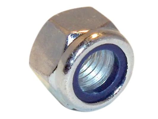 Forgefix 50NYLOC10 Hexagon Nut & Nylon Insert Zp M10 Bag 50