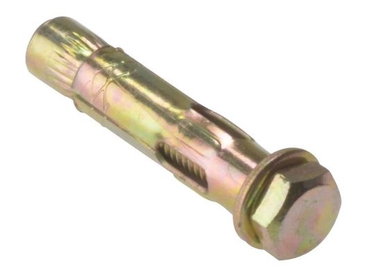 Forgefix Sleeve Anchor Fixing Hex Bolt M12 X 60mm Bag 5 - Grey - Thumbnail 2