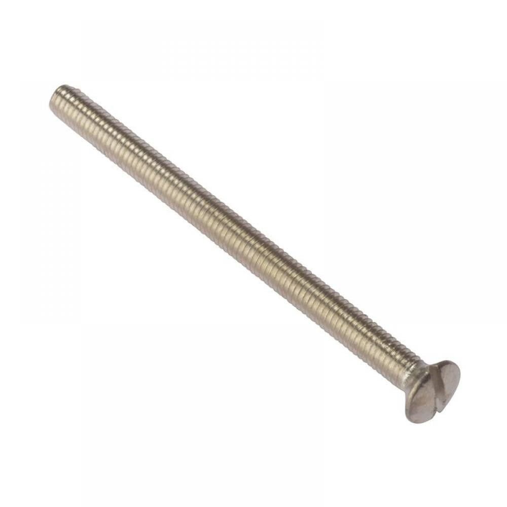 Forgefix 100SS3550NP Socket Screw Slotted Raised Head Nickel Plated 3.5 X 50Mm Bag 100 - Image 1