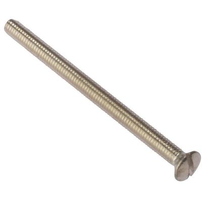 Forgefix 100SS3550NP Socket Screw Slotted Raised Head Nickel Plated 3.5 X 50Mm Bag 100 - Thumbnail 2