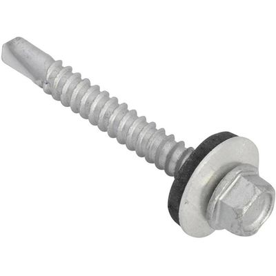 Forgefix TFHL5545 Techfast Hex Head Roofing Screw Self-Drill Light Section 5.5 X 45Mm Pack 100 - Thumbnail 2