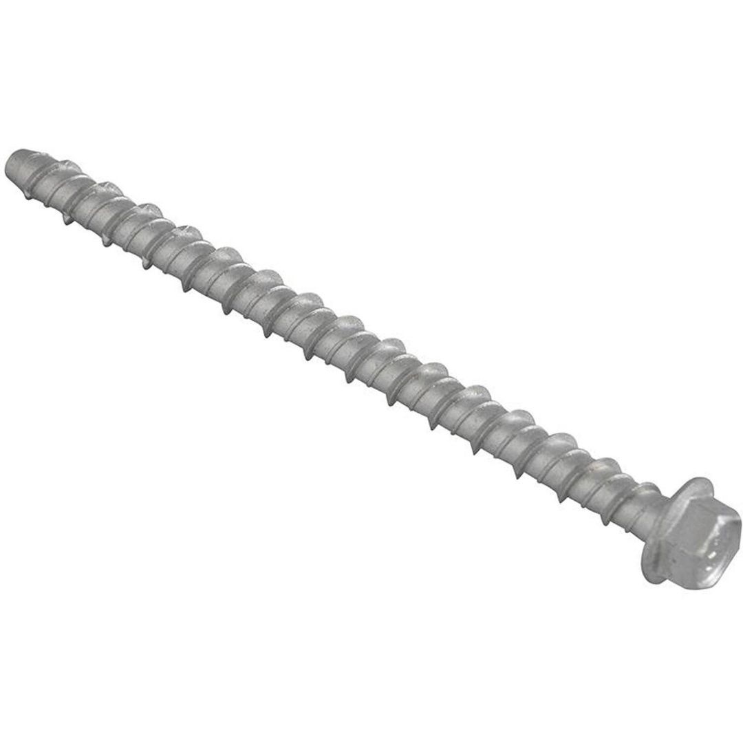 Forgefix Lightning Bolt Hex/Flange Head M6 X 100mm Box 100 - Grey - Image 1