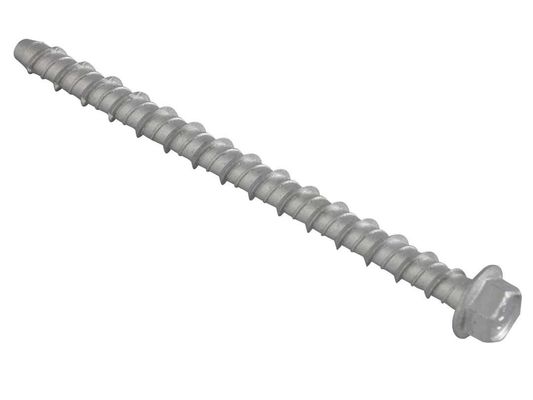 Forgefix Lightning Bolt Hex/Flange Head M6 X 100mm Box 100 - Grey - Thumbnail 2