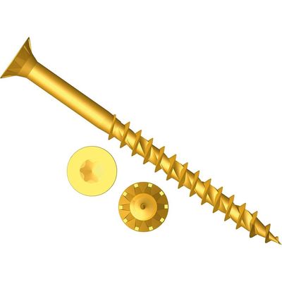 Forgefix FFT690Y Forgefast Torx® Compatible Elite Performance Wood Screw Zy 6.0 X 90Mm Box 100