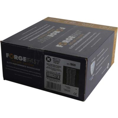 Forgefix FFPPACK Forgefast Pozi Compatible Wood Screw Forge Pack 1800 Piece