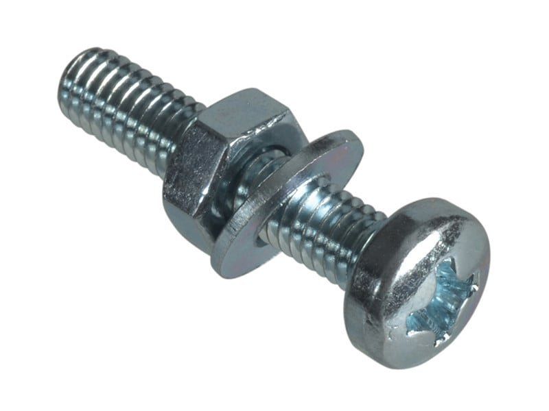 Forgefix Machine Screw Pozi Pan Head Zp M4 X 20mm Forge Pack 18 - Grey - Image 1