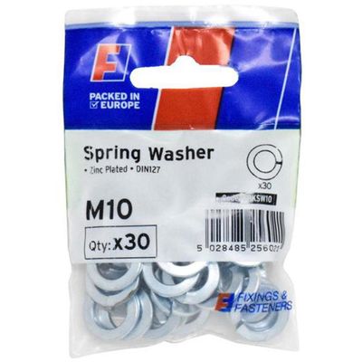 Forgefix Spring Washer M10 Forgepack 30 FPKSW10 - Thumbnail 2