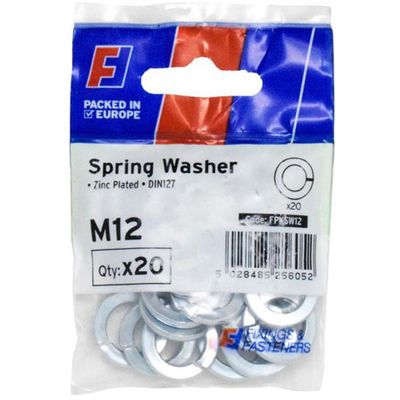 Forgefix Spring Washer M12 Forgepack 20 FPKSW12 - Thumbnail 2