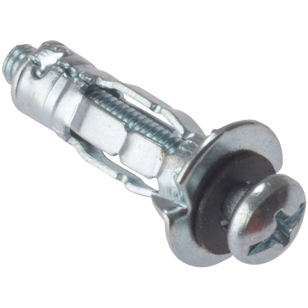Forgefix Cavity Wall Anchor Zinc Plated M4 X 32Mm Forgepack 16 - Grey - Image 1