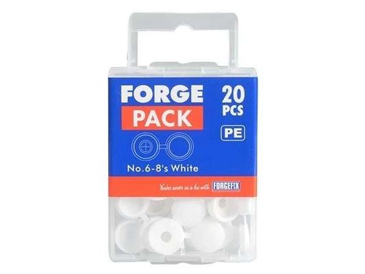 Hinged Cover Cap Light Brown No. 6-8 Forgepack 20 - Brown - Thumbnail 2