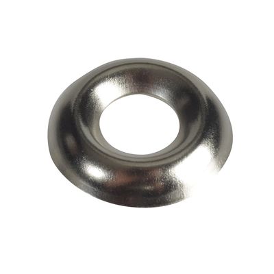 Screw Cup Washer Nickle Plated No.10 Forgepack 20 - Grey