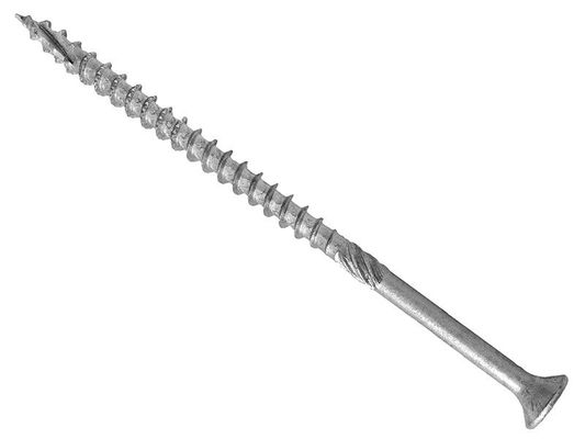 Forgefix Forgefast Exterior Elite 2000 Pozi Compatible Wood Screw 4 X 30mm Box 400 - Grey