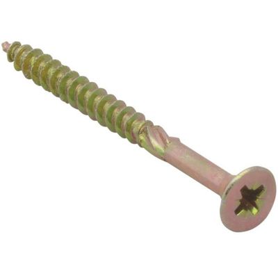 Forgefix SPE560YB Spectre™ Pz Compatible Wood Screw Csk Zyp 5.0 X 60Mm Box 500 - Thumbnail 2