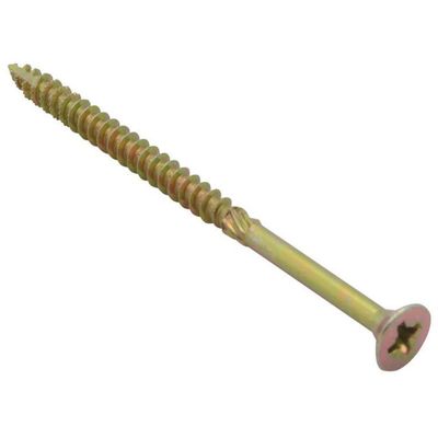 Forgefix SPE5100YB Spectre™ Pz Compatible Wood Screw Csk Zyp 5.0 X 100Mm Box 300 - Thumbnail 2