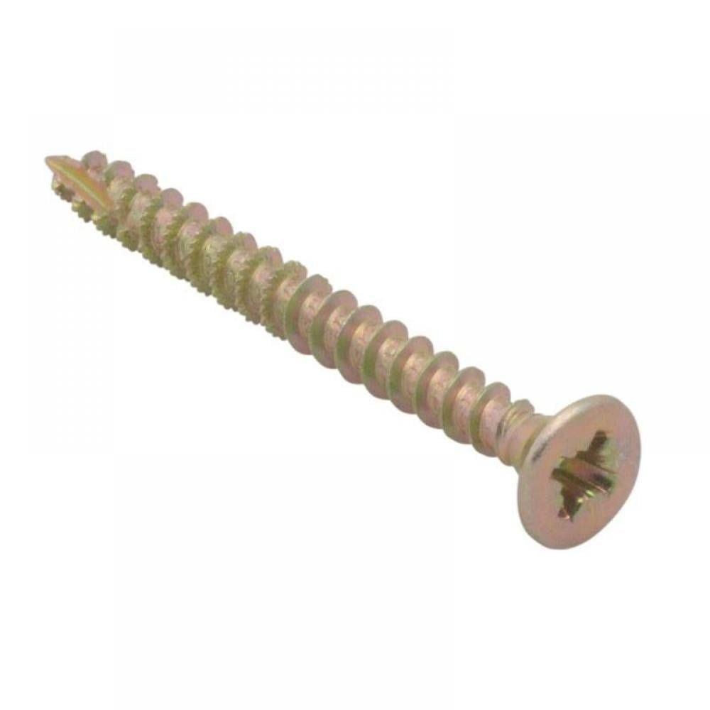 Forgefix SPE3550Y Spectre™ Pz Compatible Wood Screw Csk Zyp 3.5 X 50Mm Box 200 - Image 1