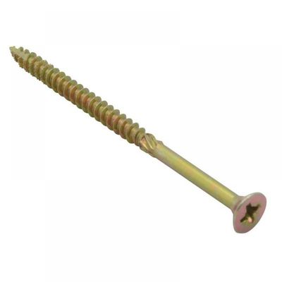 Forgefix SPE5100Y Spectre™ Pz Compatible Wood Screw Csk Zyp 5.0 X 100Mm Box 100 - Thumbnail 2