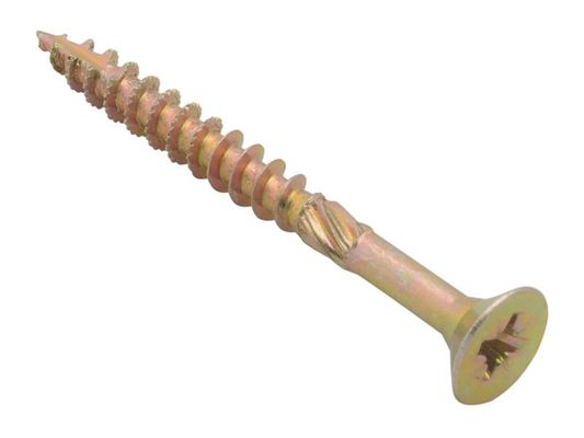 Forgefix SPE550Y Spectre™ Pz Compatible Wood Screw Csk Zyp 5.0 X 50Mm Box 200 - Thumbnail 2