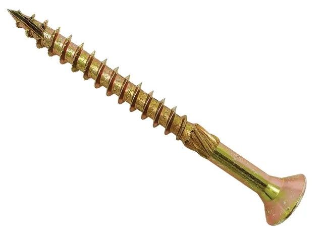 Forgefix SPE570Y Spectre™ Pz Compatible Wood Screw Csk Zyp 5.0 X 70Mm Box 100 - Image 1