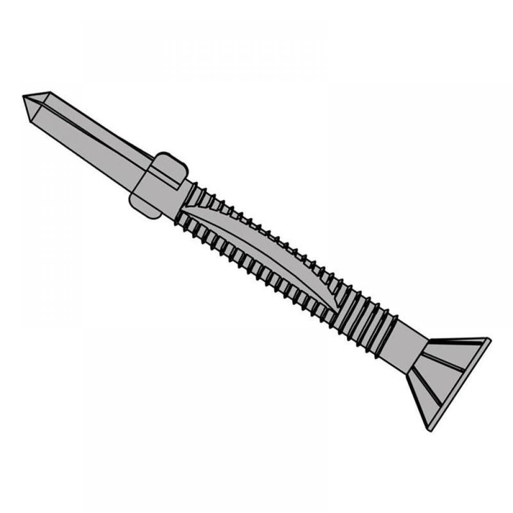 Forgefix TFCUWWSD55120H Techfast Timber To Steel Csk/Wing Screw No.5 Tip 5.5 X 120Mm Box 50 - Image 1