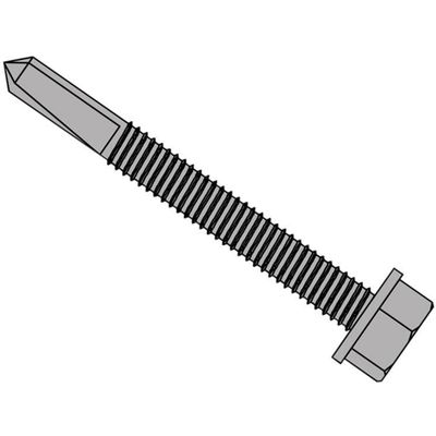Forgefix TFHUWSD5550H Techfast Roofing Sheet To Steel Hex Screw No.5 Tip 5.5 X 50Mm Box 100 - Thumbnail 2