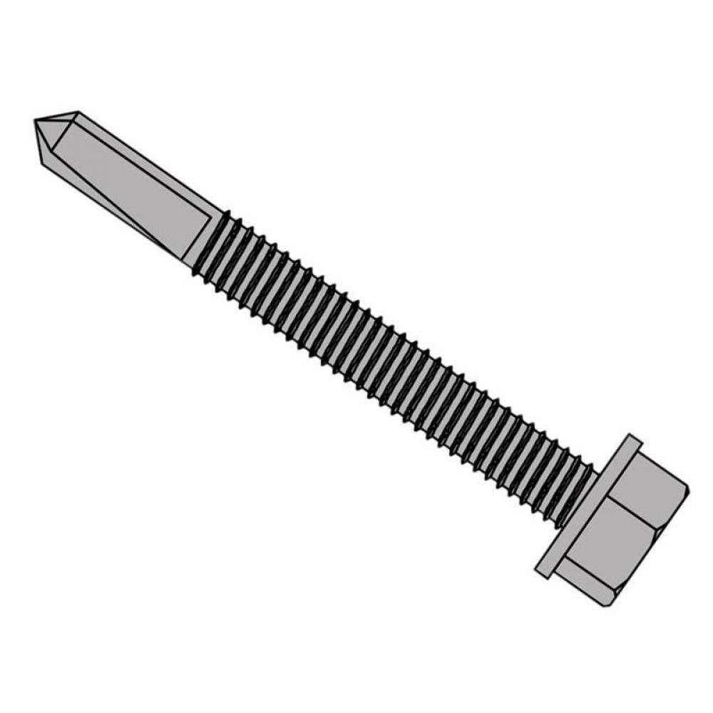 Forgefix TFHUWSD5580H Techfast Roofing Sheet To Steel Hex Screw No.5 Tip 5.5 X 80Mm Box 100 - Image 1