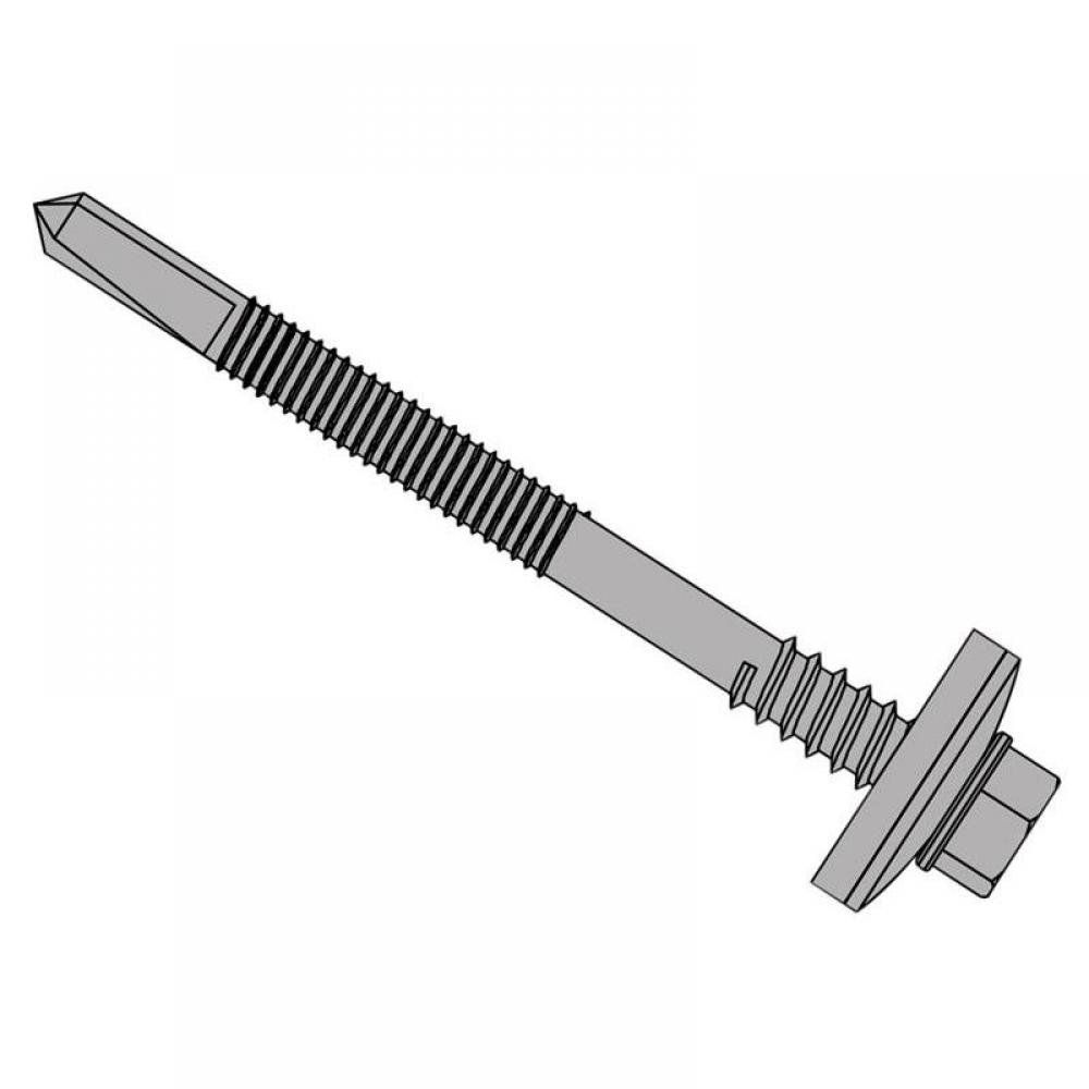 Forgefix TFHW16CPSD5585H Techfast Composite Panels To Steel Hex Screw No.5 Tip 5.5 X 85Mm Box 100 - Image 1