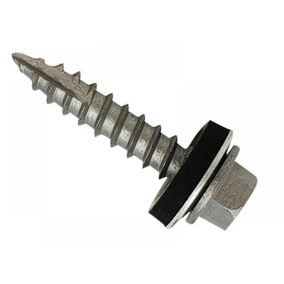 Forgefix TFHW16GP6380 Techfast Metal Roofing To Timber Hex Screw T17 Gash Point 6.3 X 80Mm Box 100