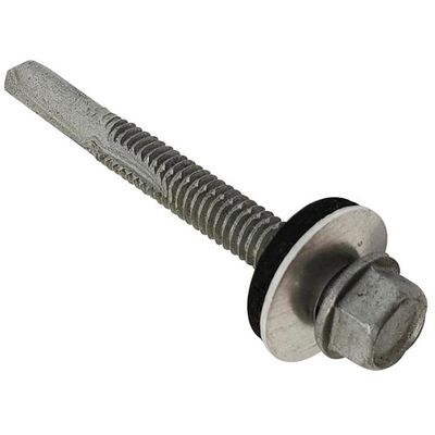 Forgefix TFHW16SD5560H Techfast Roofing Sheet To Steel Hex Screw & Washer No.5 Tip 5.5 X 60Mm Box 100 - Thumbnail 2