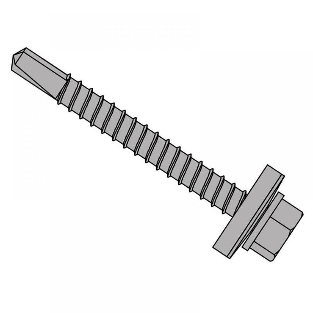 Forgefix TFHW16SD5570L Techfast Roofing Sheet To Steel Hex Screw & Washer No.3 Tip 5.5 X 70Mm Box 100 - Image 1