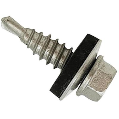 Forgefix TFHW16SD6325 Techfast Self-Drilling Stitching Hex Screw & Washer No.1 Tip 6.3 X 25Mm Box 100 - Thumbnail 2