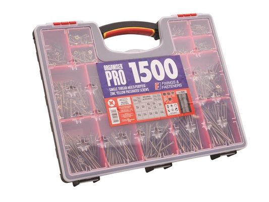 ForgeFix Screw Assortment & Case 1500pc