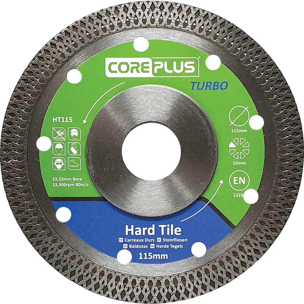 Coreplus CORDBHT115 Hard Tile Diamond Blades 115Mm (Box Of 1) - Image 1