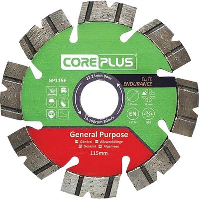Coreplus CORDBGP115E Gp115E Elite General-Purpose Diamond Blade 115Mm