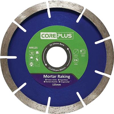 Coreplus CORDBMR125 Mr125 Mortar Raking Diamond Blade 125Mm