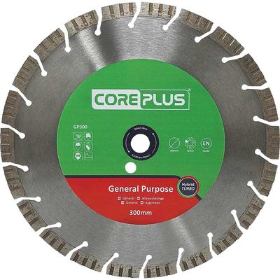 Coreplus CORDBGP300 Gp300 General-Purpose Hybrid Turbo Diamond Blade 300Mm