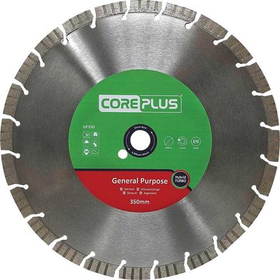 Coreplus CORDBGP350 Gp350 General-Purpose Hybrid Turbo Diamond Blade 350Mm