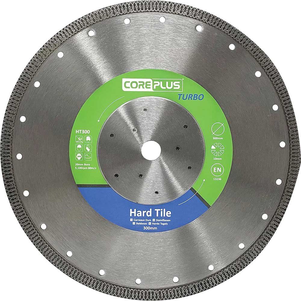 Coreplus CORDBHT300 Ht300 Hard Tile Turbo Diamond Blade 300Mm - Image 1