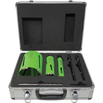 Coreplus CORDCDKIT7 Dcdkit7 Diamond Dry Core Drill Bit Set 7 Piece