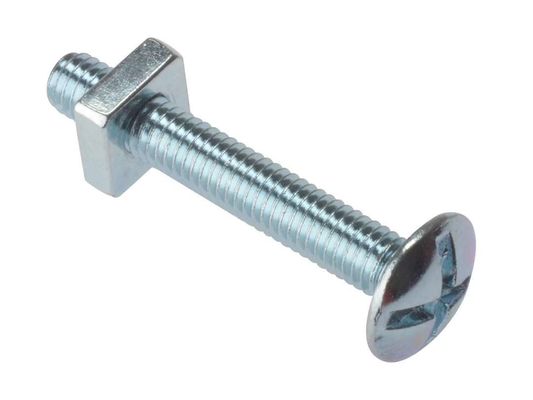 Forgefix Roofing Bolt Zp M8 X 40mm Bag 25 - Grey - Thumbnail 2