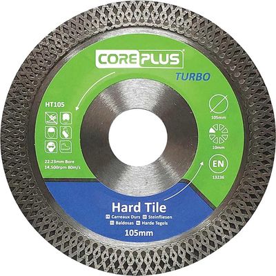 Coreplus CORDBHT105 Ht105 Hard Tile Turbo Diamond Blade 105Mm