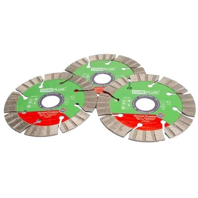 CorePlus Hybrid Turbo Diamond Blade 115mm Pack of 3