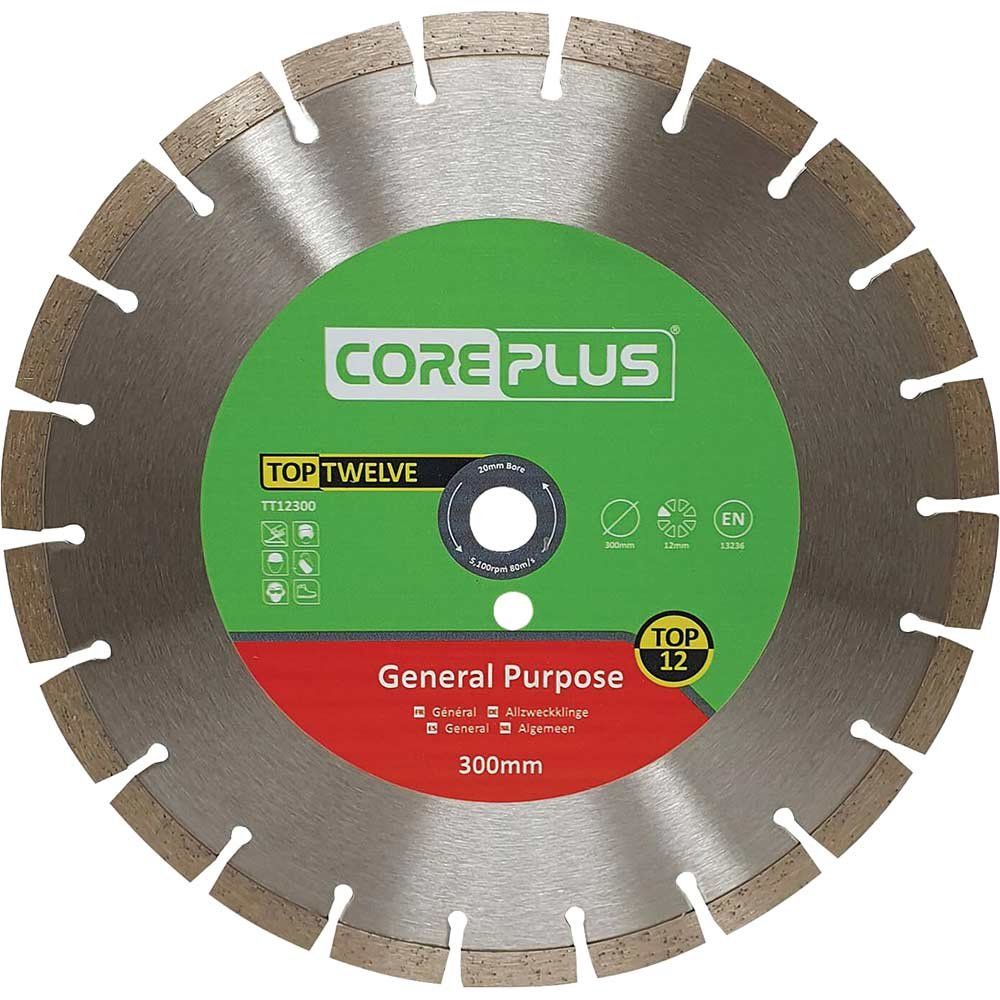 Coreplus CORDBTT12300 Top Twelve General Purpose Diamond Blade 300Mm - Image 1