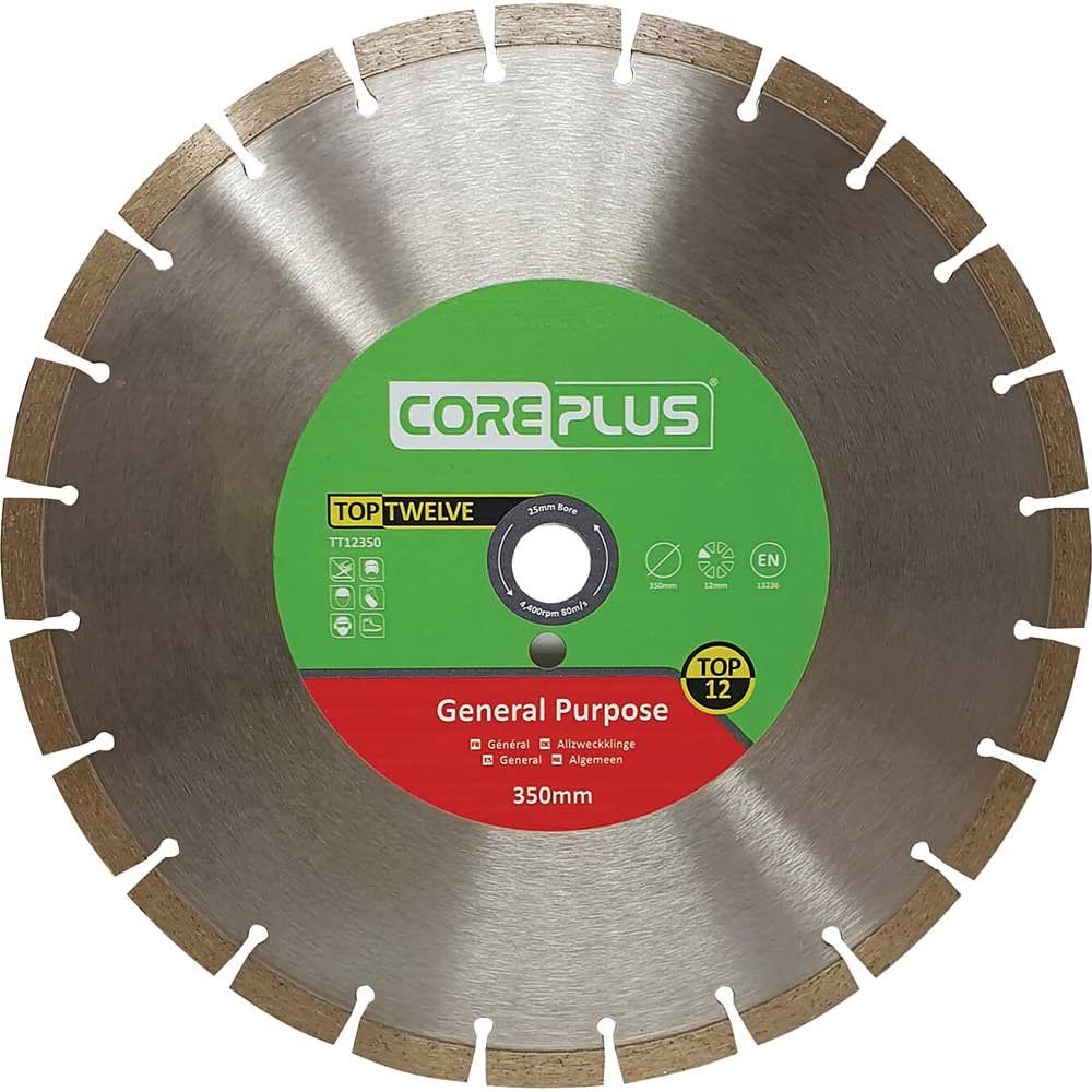 Coreplus CORDBTT12350 Top Twelve General Purpose Diamond Blade 350Mm - Image 1