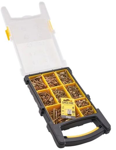 Forgefix OPSPE1100Y Spectre™ Advanced Screw Set 1100 Piece