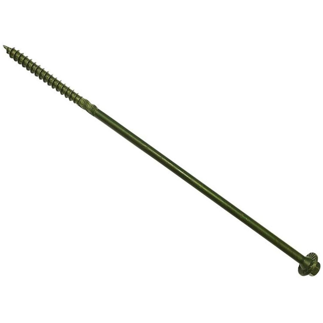 Forgefix Spectre Advanced Timber Fixing Screws Green 6.3 x 225mm - SPETF225G - Ideal for Decking - Grey - Image 1