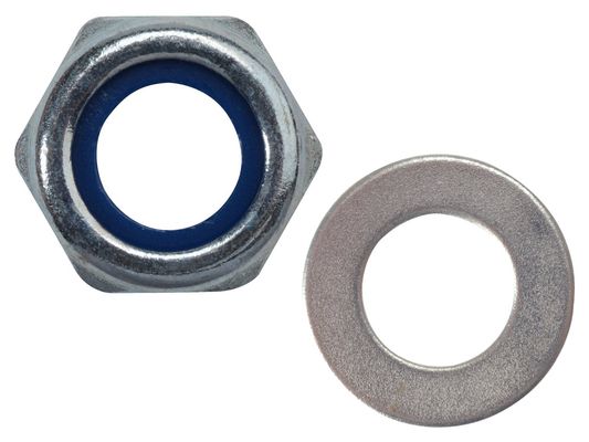 Forgefix Nyloc Nut & Washer M12 Forgepack 4 - Grey - Thumbnail 2