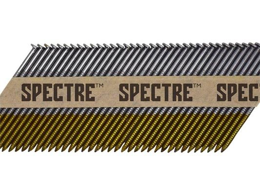 Forgefix Spectre Collated Framing Nail Galvanised 2.8 x 50mm - Box of 1100 - Grey - Thumbnail 2