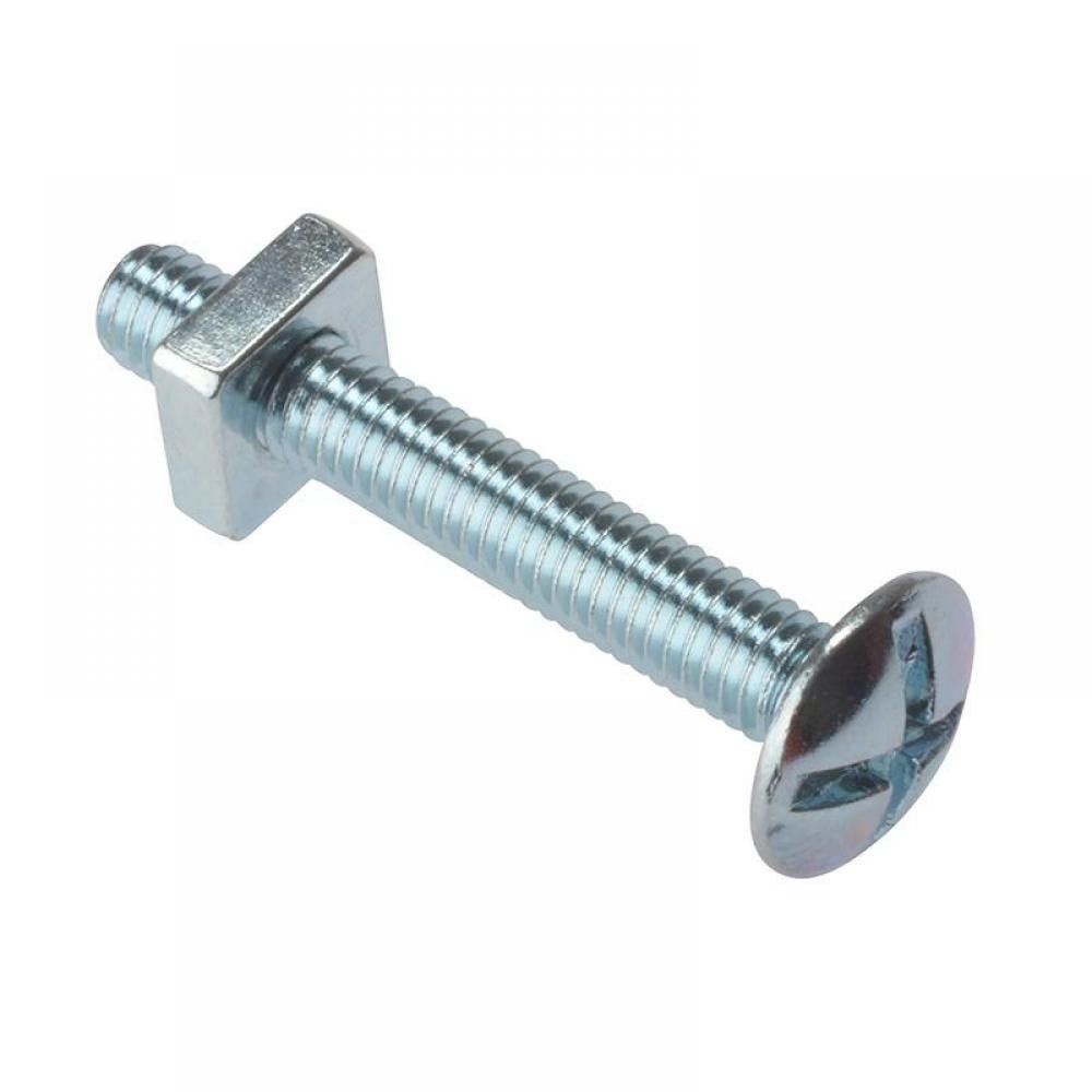 Forgefix 25RBN650 Roofing Bolt Zp M6 X 50Mm Bag 25 - Image 1