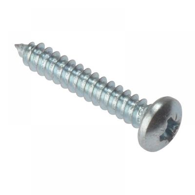Forgefix STPP18ZP Self-Tapping Screw Pozi Compatible Pan Head Zp 1In X 8 Box 200